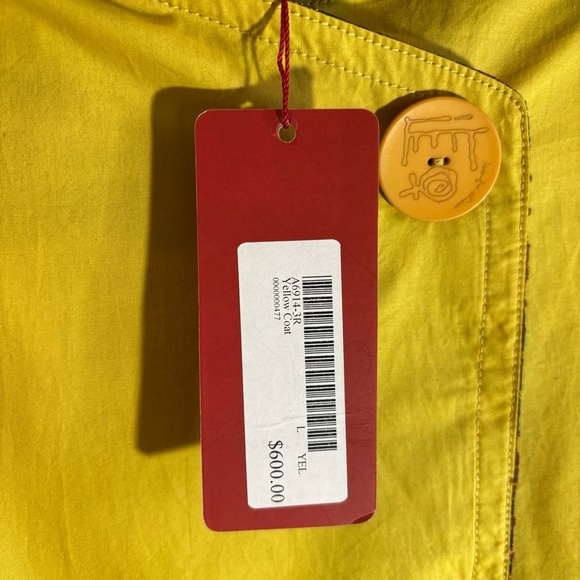 SISSY ME Sz L Coat Jacket Art to Wear Embroidered Back Detail Western Lining NEW - Picture 4 of 15